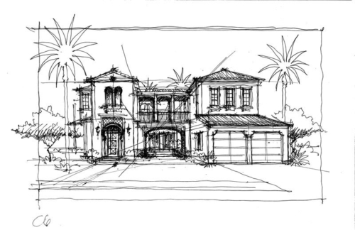 Villa-C6-sketch